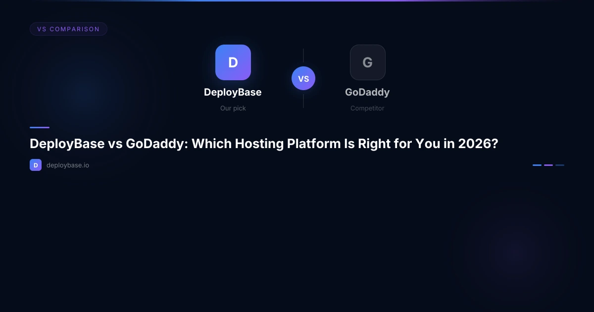 DeployBase vs GoDaddy: Which Hosting Platform Is Right for You in 2026?