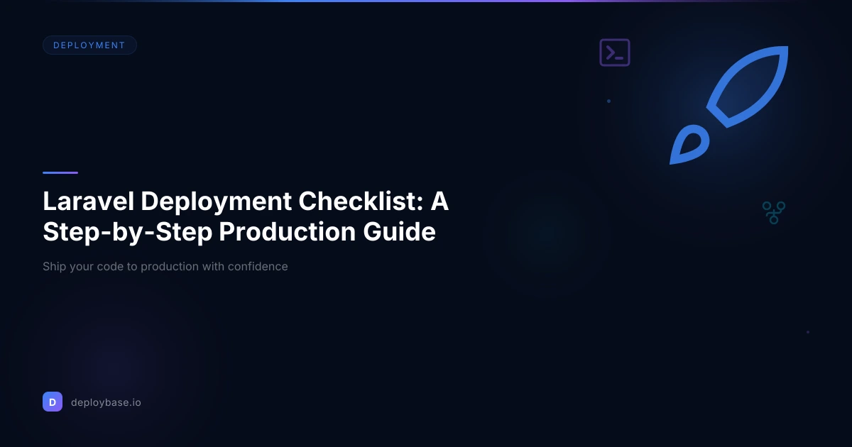 Laravel Deployment Checklist: A Step-by-Step Production Guide