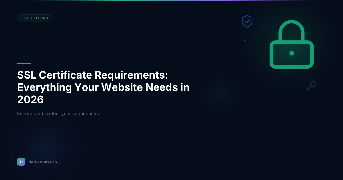 SSL Certificate Requirements: Everything Your Website Needs in 2026