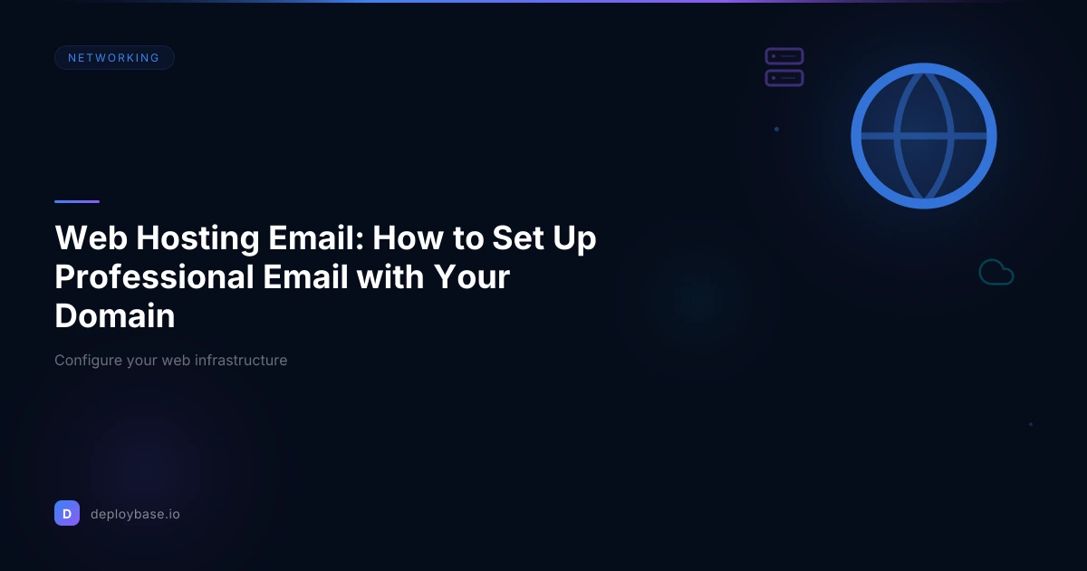 Web Hosting Email: How to Set Up Professional Email with Your Domain