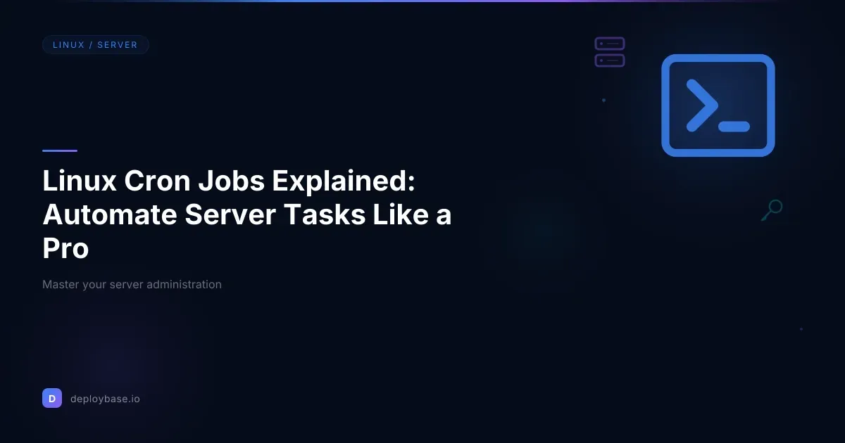 Linux Cron Jobs Explained: Automate Server Tasks Like a Pro